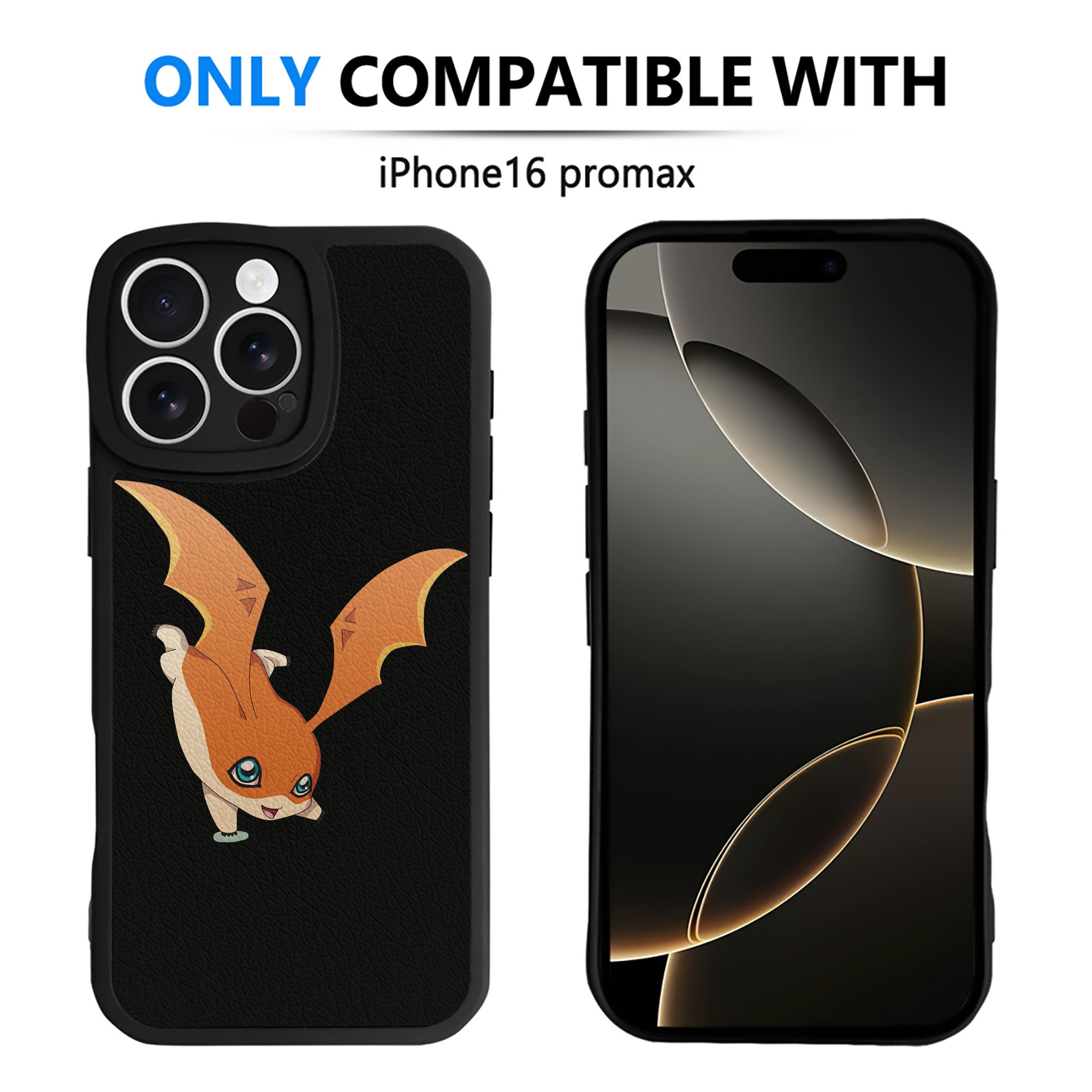 （画像用） Digimon デジタルモンスター/デジモン 【iPhone 16シリーズ対応】シリコンスマホケース（レザー調） 材質：シリコン